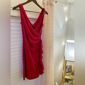 Pink Express Ruffle Dress